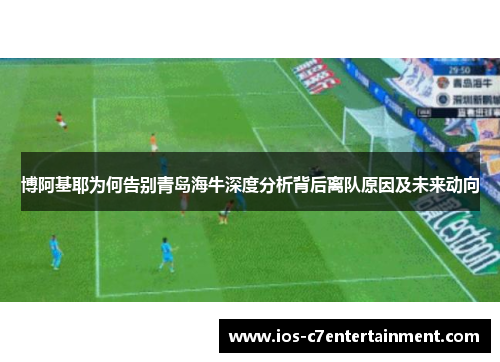 博阿基耶为何告别青岛海牛深度分析背后离队原因及未来动向